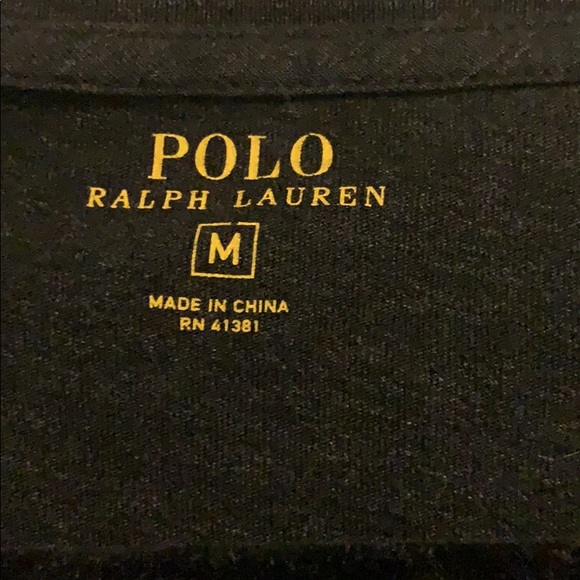 MEN’S LONG SLEEVE DARK GREY POLO SHIRT SIZE M - Picture 3 of 4